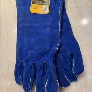 Men's Blue Work Gloves